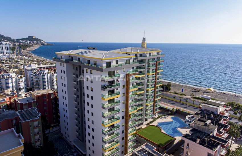 Alanya Mahmutlar’da Denize Sıfır Projede Lüks Daireler