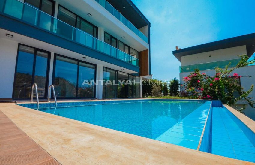 Zentrale Luxus Villen Mit Meer Und Schlossblick In Alanya 4