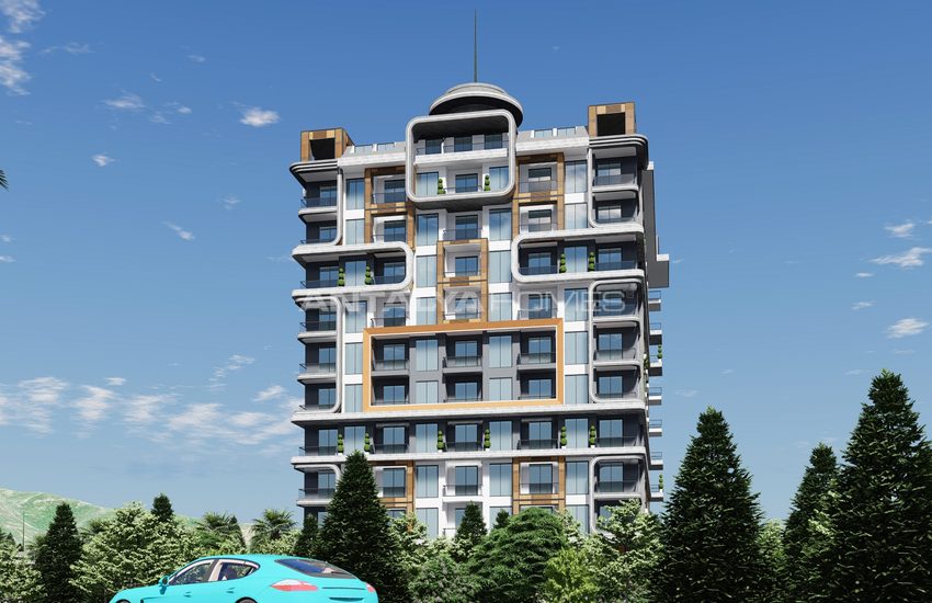 Tosmur'da Otel İmkanlarına Sahip Deniz Manzaralı Rezidanslar 2