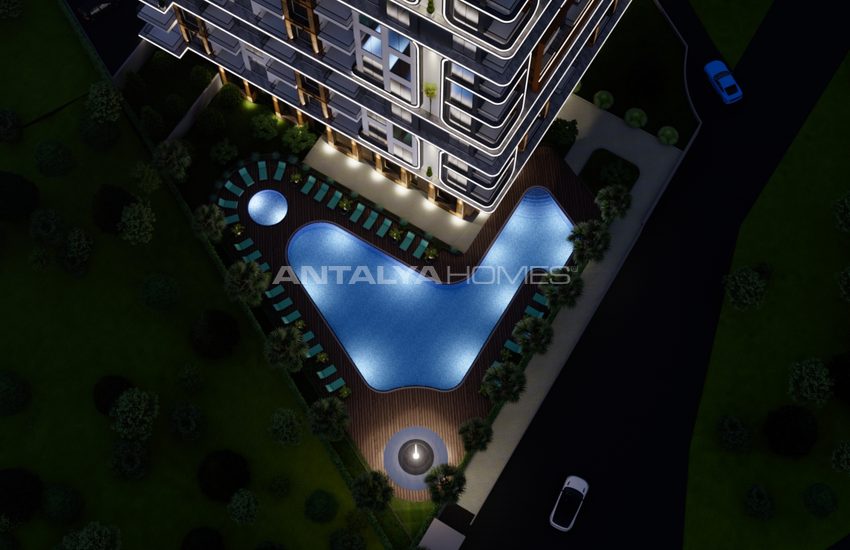 Tosmur'da Otel İmkanlarına Sahip Deniz Manzaralı Rezidanslar 11