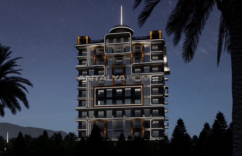 Tosmur'da Otel İmkanlarına Sahip Deniz Manzaralı Rezidanslar 13