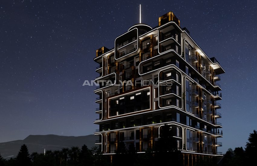 Tosmur'da Otel İmkanlarına Sahip Deniz Manzaralı Rezidanslar 14