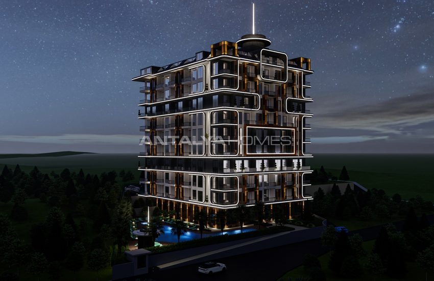 Tosmur'da Otel İmkanlarına Sahip Deniz Manzaralı Rezidanslar 16