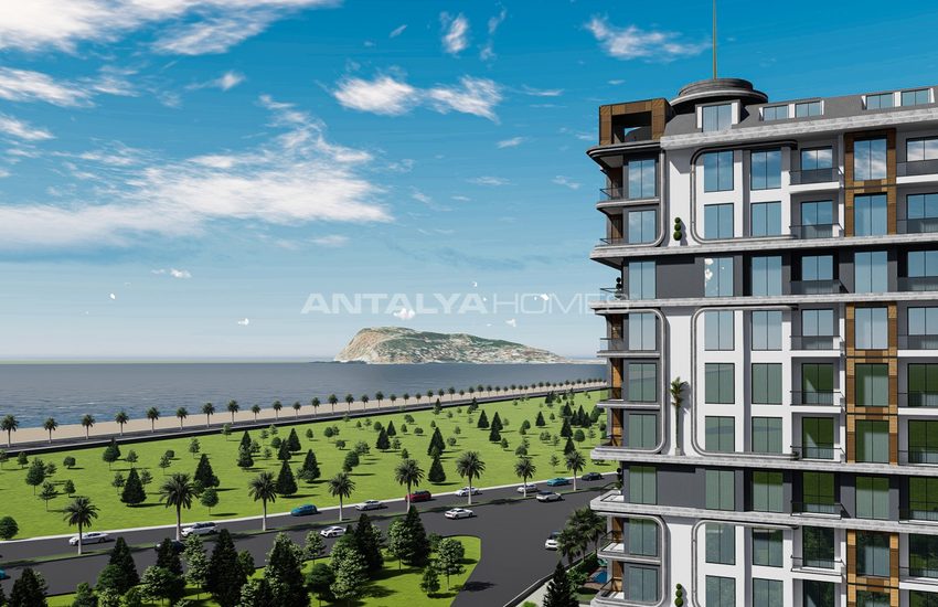 Tosmur'da Otel İmkanlarına Sahip Deniz Manzaralı Rezidanslar 4