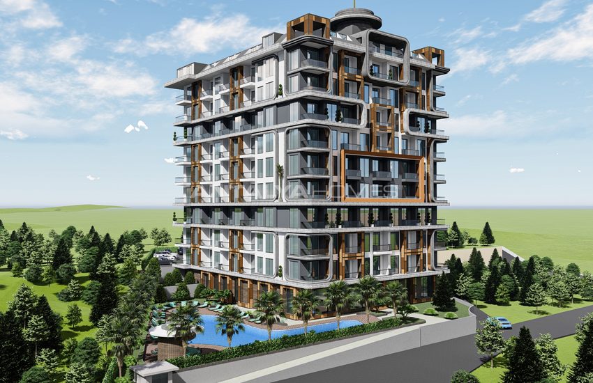 Tosmur'da Otel İmkanlarına Sahip Deniz Manzaralı Rezidanslar 5