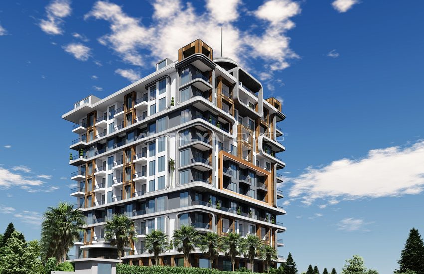 Tosmur'da Otel İmkanlarına Sahip Deniz Manzaralı Rezidanslar 1