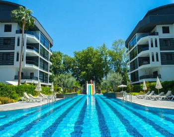 Gloednieuwe Alanya-appartementen Verweven In De Natuur 1