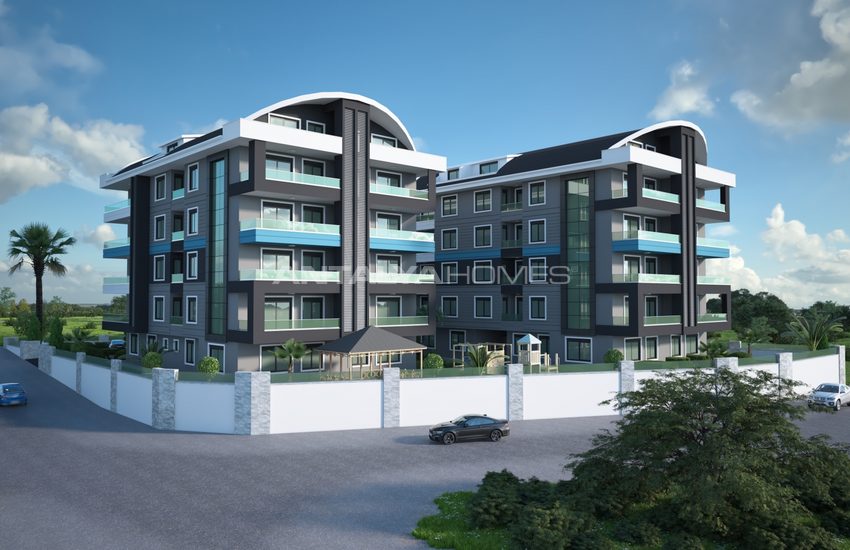 Appartementen Dichtbij Voorzieningen In Het Centrum Van Alanya 1