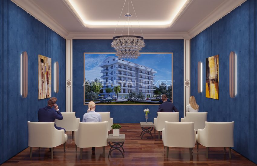 Centrally Located New Alanya Flats 600 Meter to the Beach 8