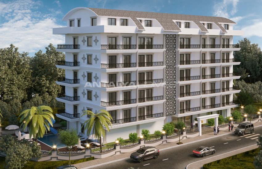 Centrally Located New Alanya Flats 600 Meter to the Beach 1