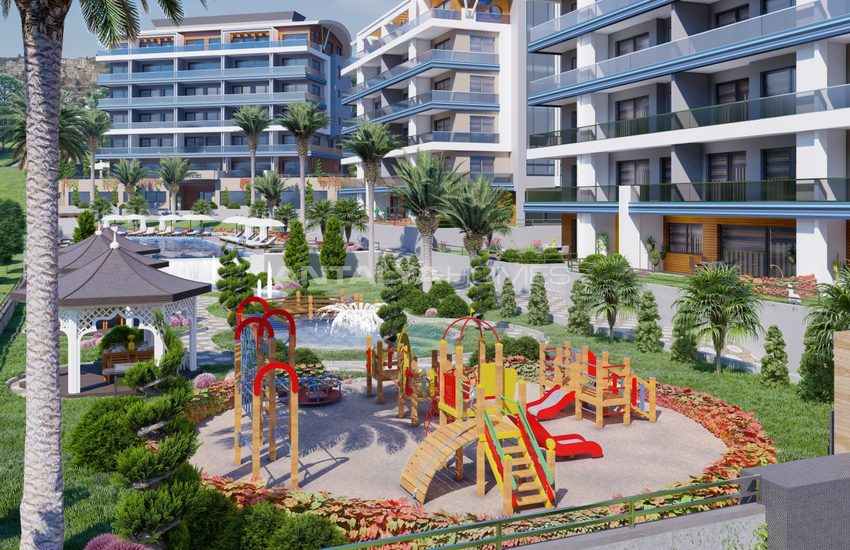 Full Activity Apartments with Swimming Pool in Kargicak 11
