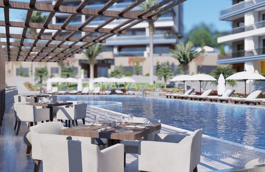 Full Activity Apartments with Swimming Pool in Kargicak 3
