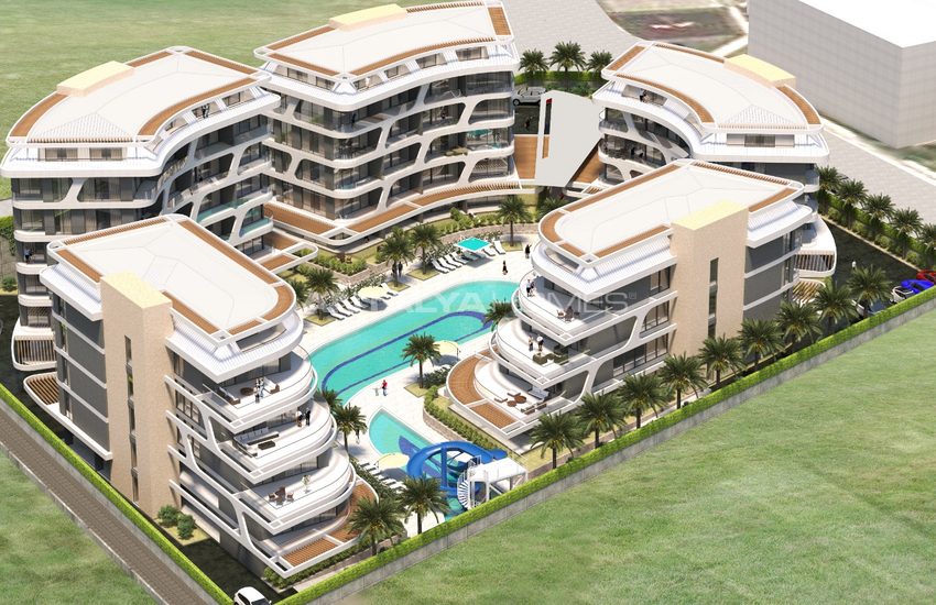 Alanya Vastgoed In Een Complex Met Rijke Faciliteiten 24