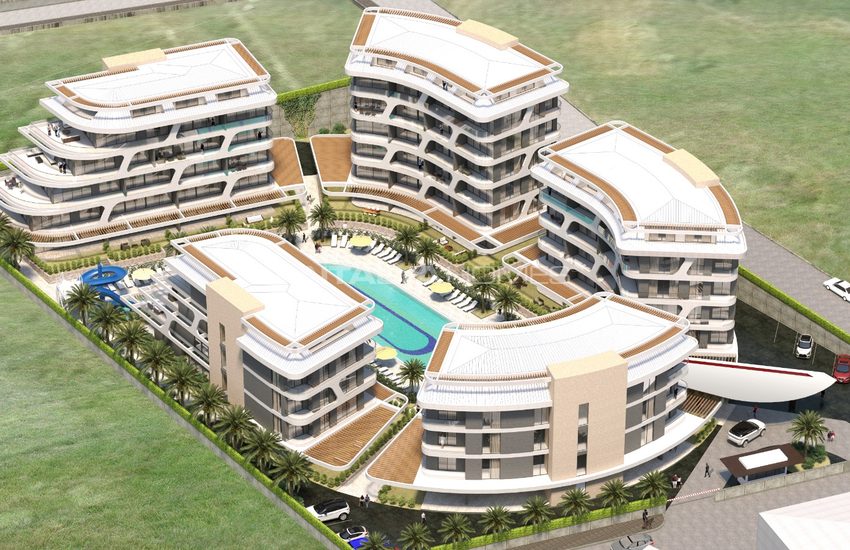 Alanya Vastgoed In Een Complex Met Rijke Faciliteiten 13