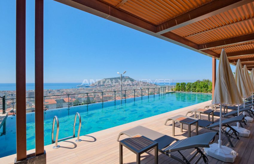 Appartements Bien Situés Dans Un Complexe À Alanya