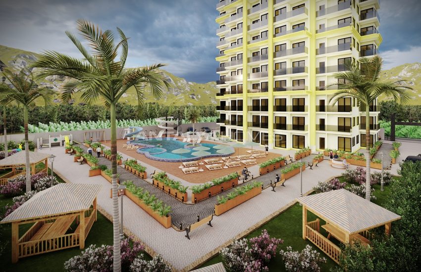 Luxurious Investment Apartments for Sale in Alanya Mahmutlar 1