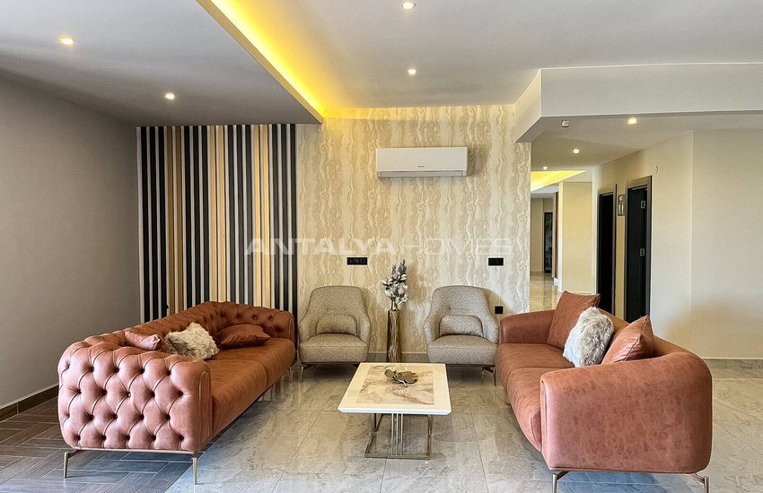Appartementen In Een Beveiligd Complex Met Zwembaden In Kestel Alanya 13