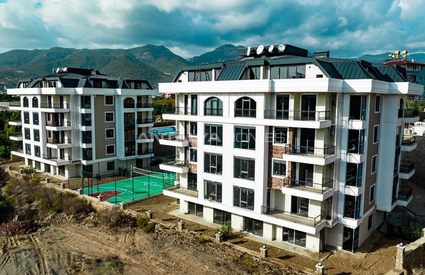 Alanya Oba'da Yüksek Konumlu Site İçinde Yatırımlık Daireler 2