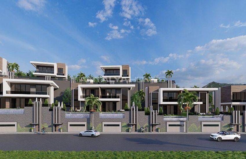 Alanya Merkezde Harika Deniz Manzaralı Villalar 1