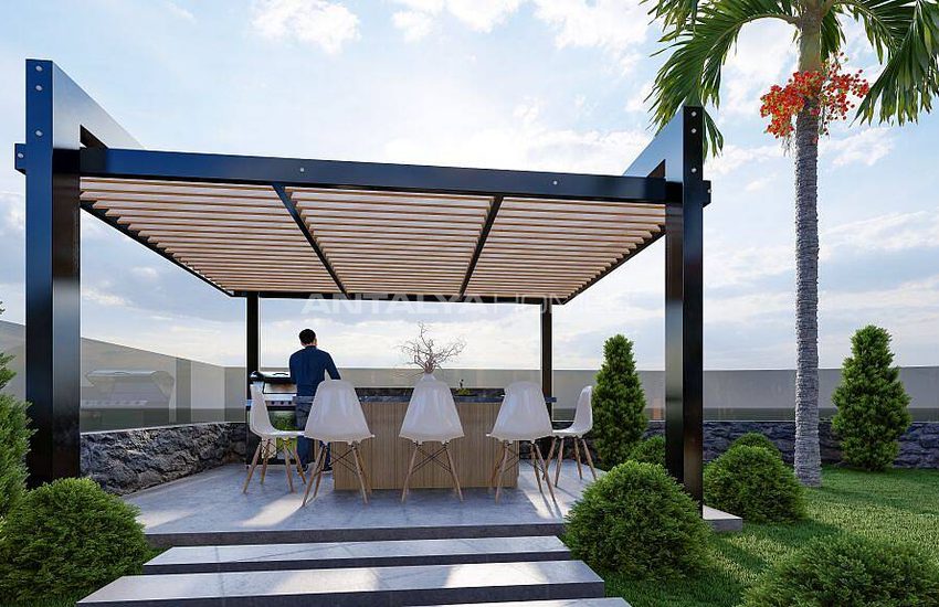 Alanya Merkezde Harika Deniz Manzaralı Villalar 11