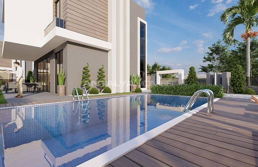 Alanya Merkezde Harika Deniz Manzaralı Villalar 12