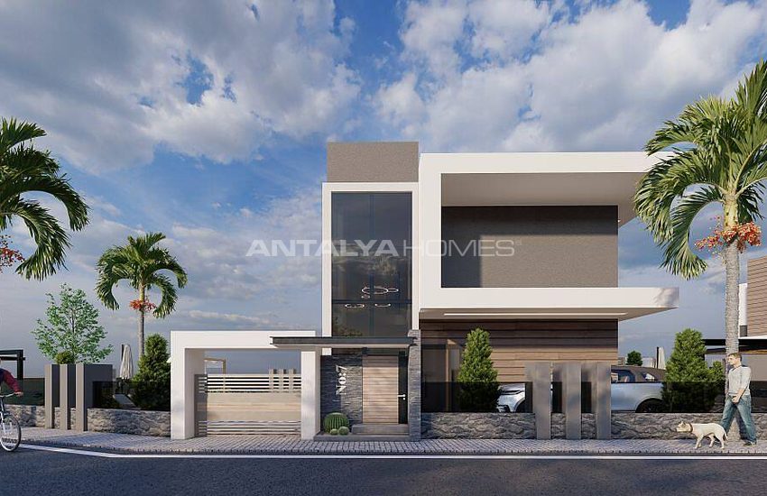 Alanya Merkezde Harika Deniz Manzaralı Villalar 5