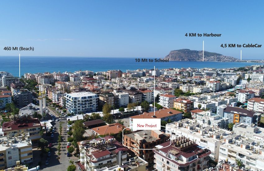 Centrally Located New Build Flats in Oba Alanya 1