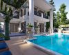 Alanya’da Deniz ve Kale Manzaralı Neoklasik Villa 2