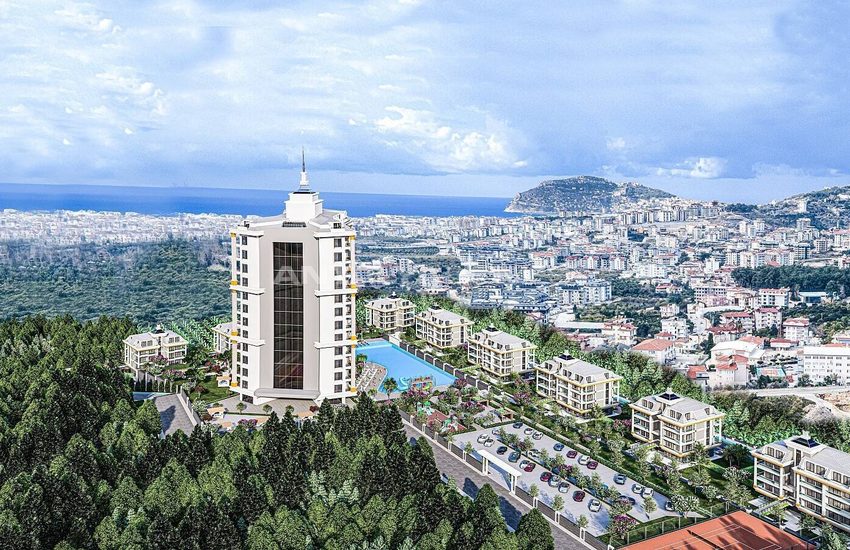 شقق واسعة في مجمع بمفهوم فندقي في ألانيا 7