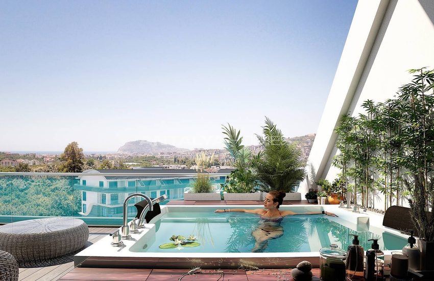 Stylish Sea and Nature View Flats in Oba, Alanya 10