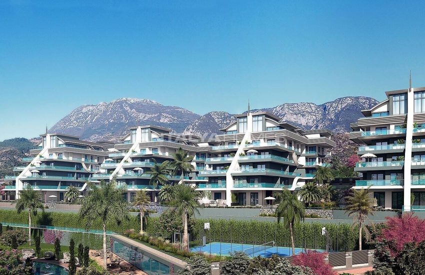 Stylish Sea and Nature View Flats in Oba, Alanya 1