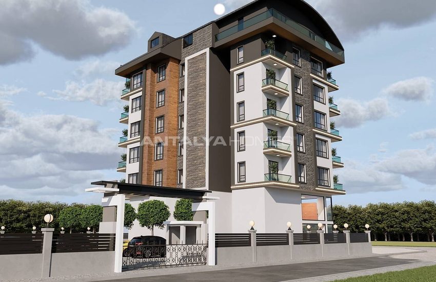 Practical Real Estate in a Complex with Pool in Demirtas Alanya 5