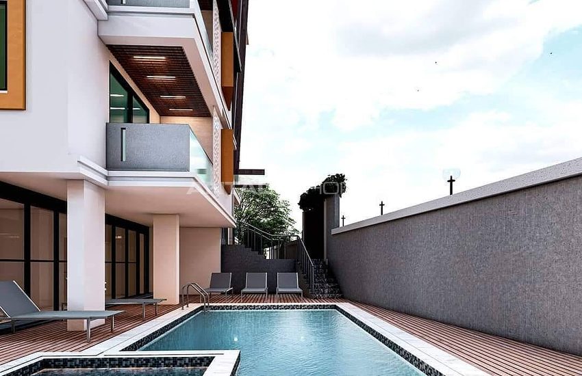 Practical Real Estate Close to Beach in Tosmur, Alanya 2