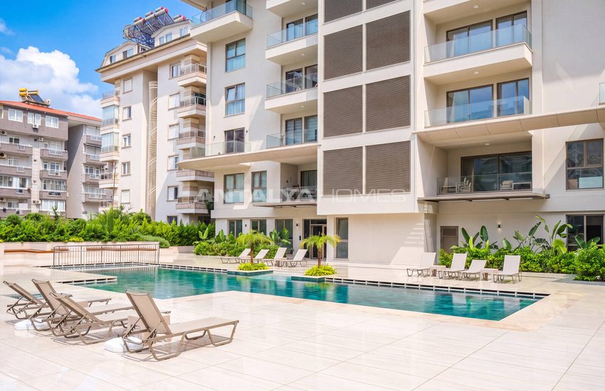 New-build Flats Nearby the Sea in a Complex in Alanya Kestel 7