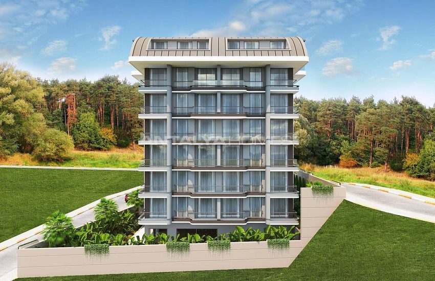 Appartementen In Project Met Sociale Voorzieningen In Alanya