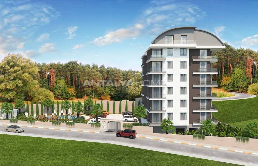 Appartementen In Project Met Sociale Voorzieningen In Alanya 1