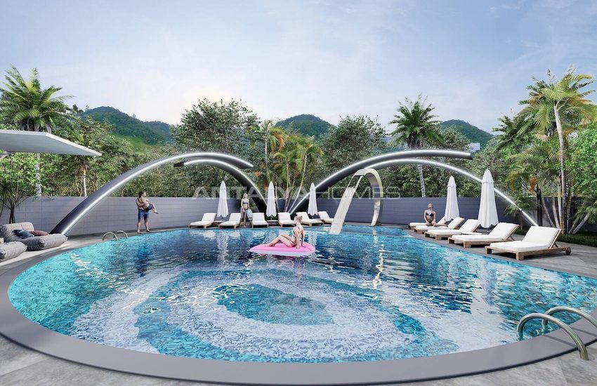 Appartementen In Een Boetiekproject Met Zwembad In Alanya 7