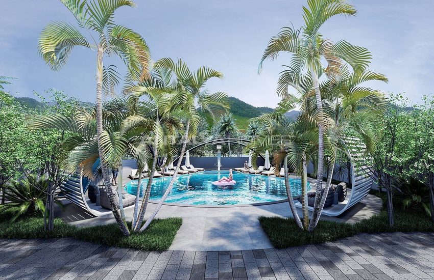 Appartementen In Een Boetiekproject Met Zwembad In Alanya 8