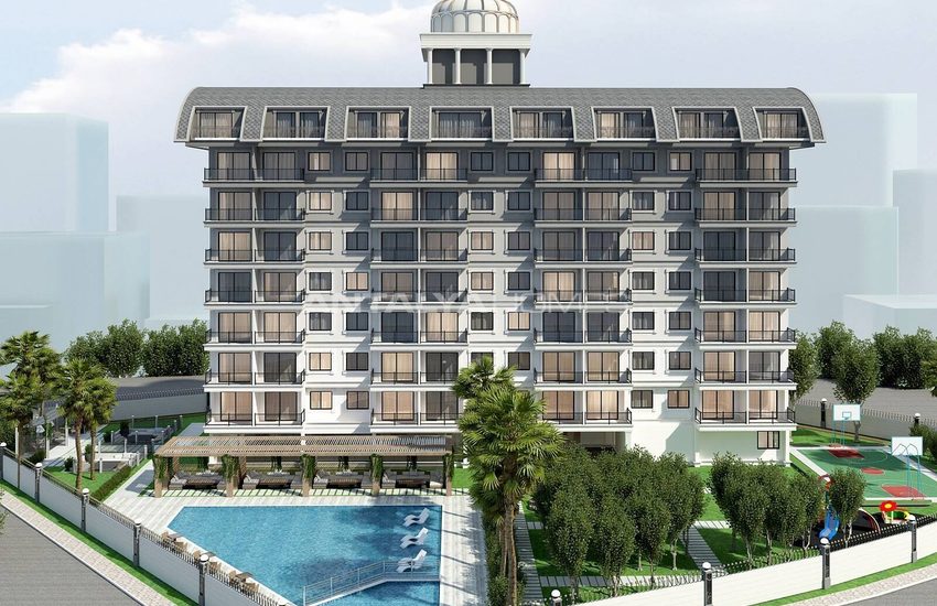 Snygg Fastighet I Nytt Projekt I Gazipasa Antalya