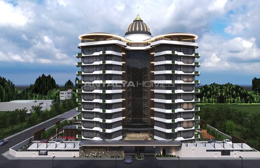 Havsutsiktsfastigheter Från Nytt Projekt I Gazipasa Turkiet 1