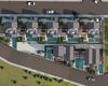 Detached Houses with Sea Views and Pools in Alanya Tepe 11