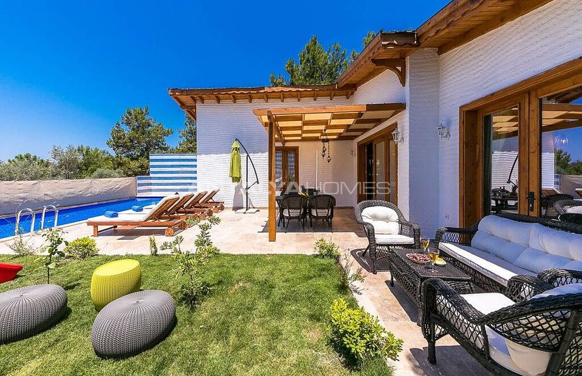 Spacious Home with Pool Intertwined with Nature in Kalkan 18