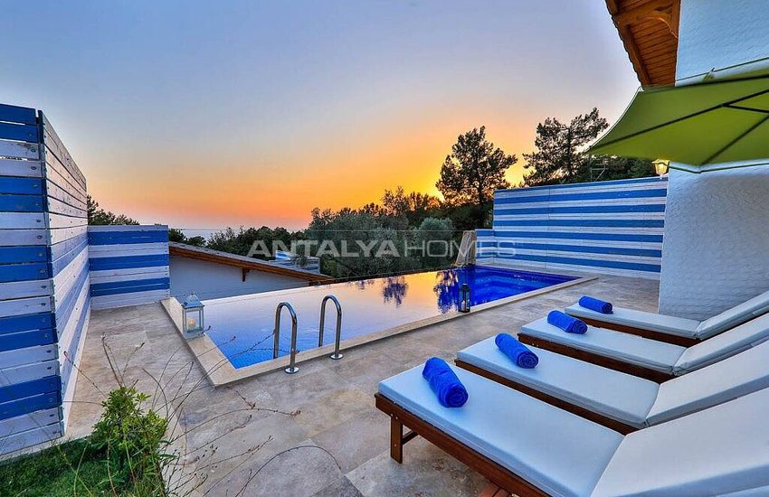 Spacious Home with Pool Intertwined with Nature in Kalkan 7