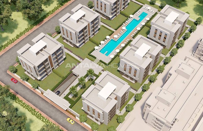 Chic Apartments in a Complex with Garage in Antalya Konyaalti 8