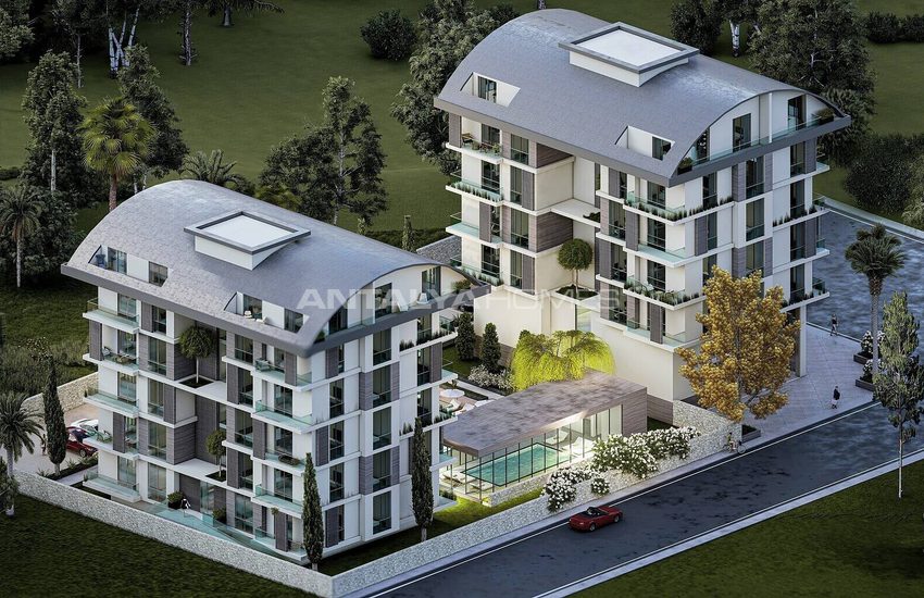 Immobiliers Dans Résidence Près De La Plage À Alanya Kargicak 9
