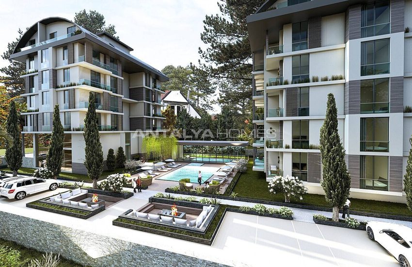Immobiliers Dans Résidence Près De La Plage À Alanya Kargicak 11