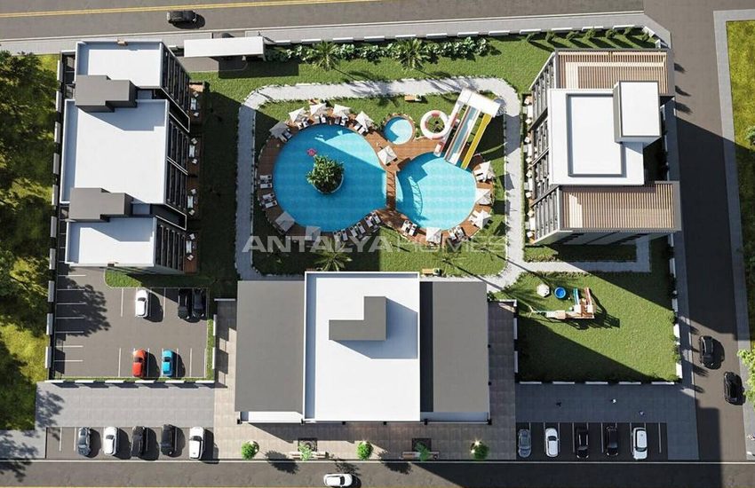 Apartments with Underfloor Heating in a Complex in Antalya 1