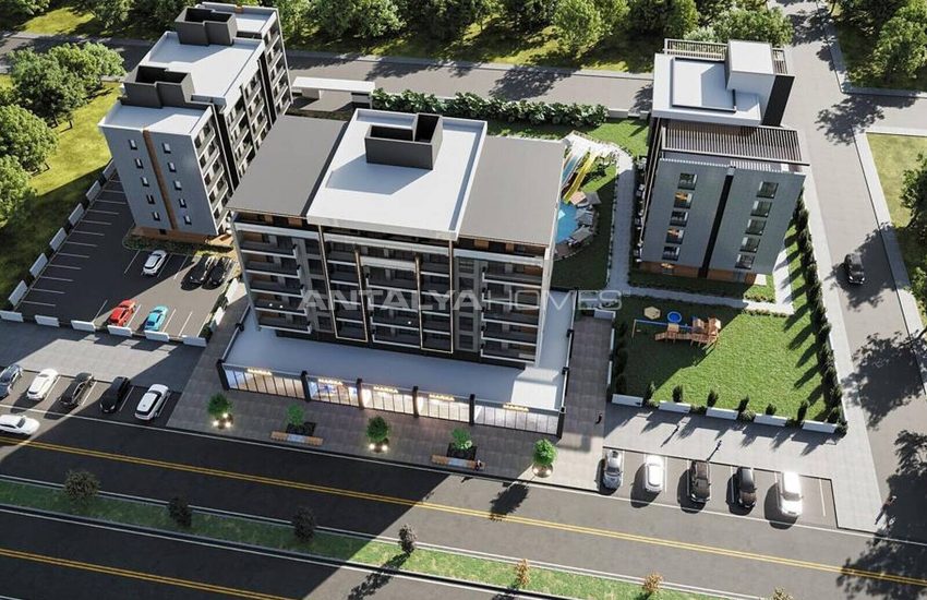 Apartments with Underfloor Heating in a Complex in Antalya 2