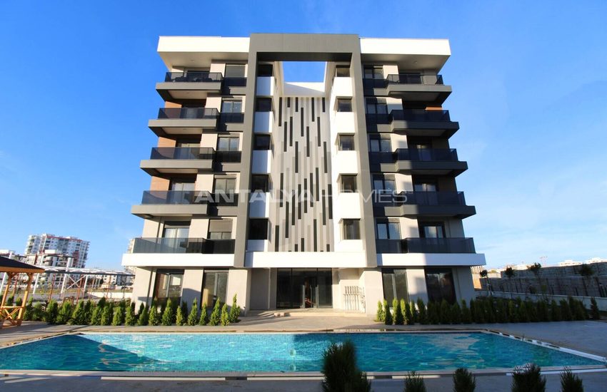 Lägenheter Med 1 Sovrum I Komplex Med Pool I Antalya Altintas 2