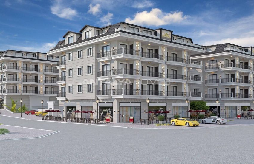 Okurcalar'da Donanımlı Sitede Deniz Manzaralı Lüks Daireler 1